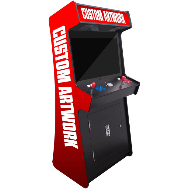 Custom Artwork  2P Slim Stand Up Arcade Machine