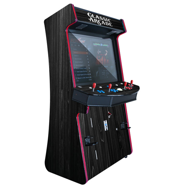 Black forest Wood Grain TR-1 Stand-Up Arcade System