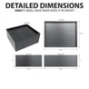 Detailed Dimensions Small Base Riser 