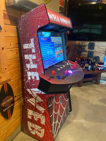 Red "whha Hpm?!" Arcade Machine