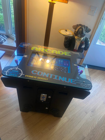 Black Arcade Cocktail Table Machine