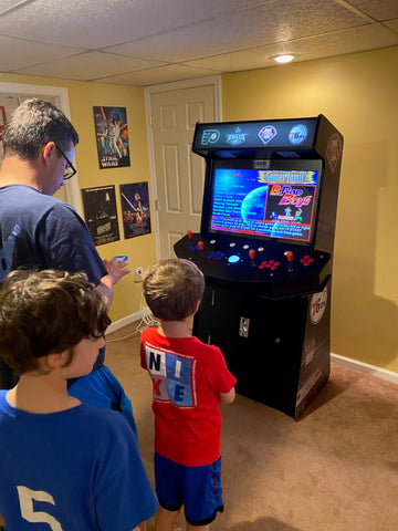 People Playing Arcade