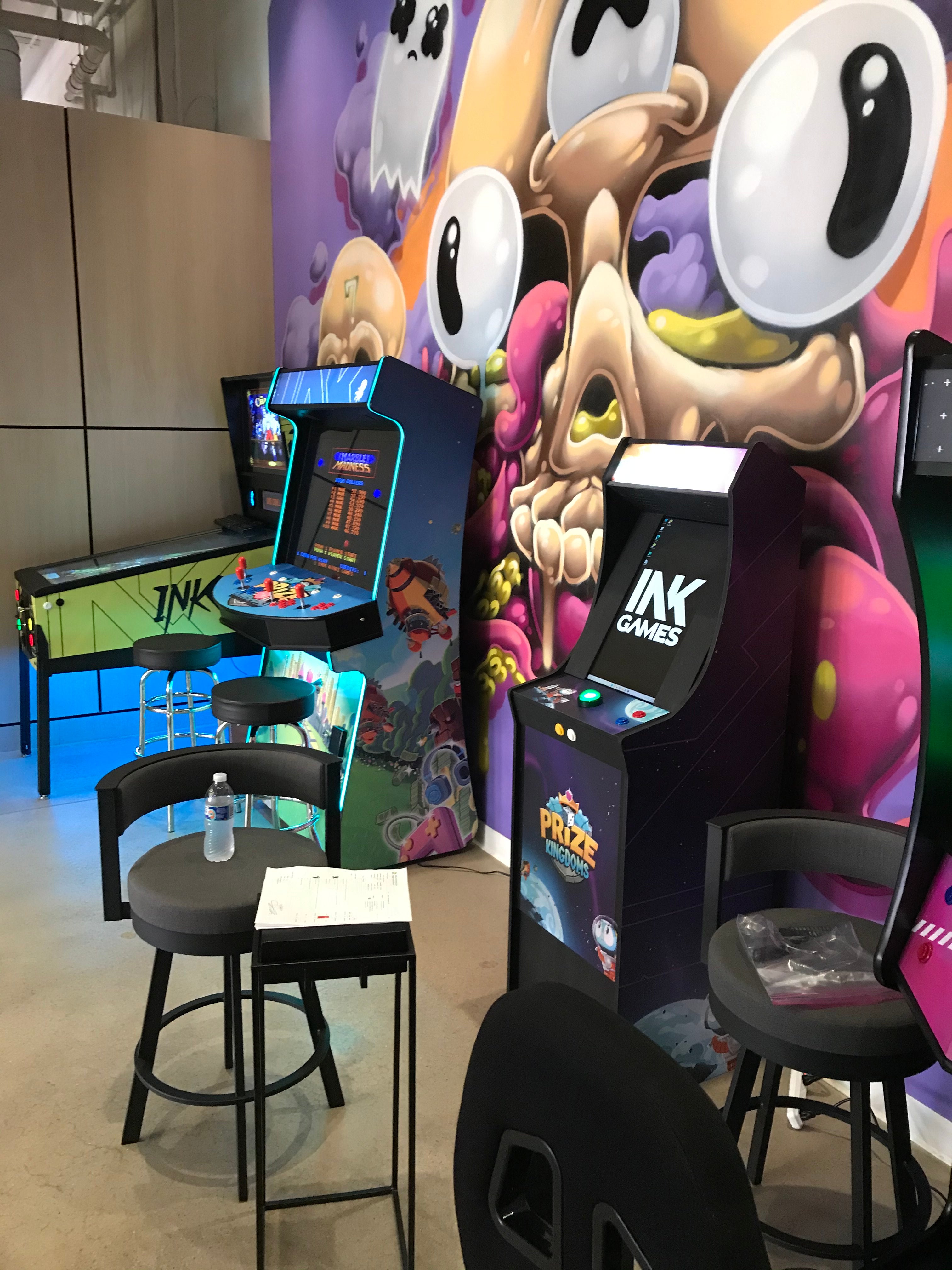 Three Arcade Machines